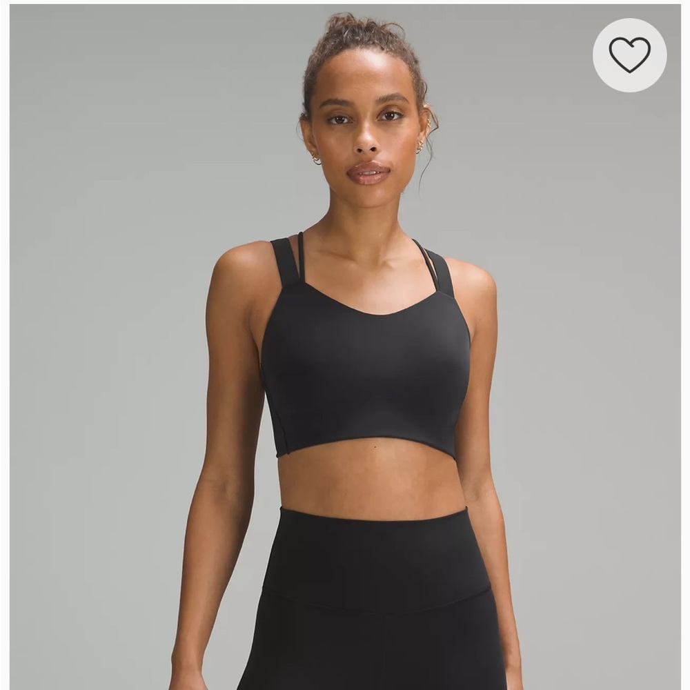 Lululemon Like a Cloud Longline Bra Light Support, D/DD Cup - black